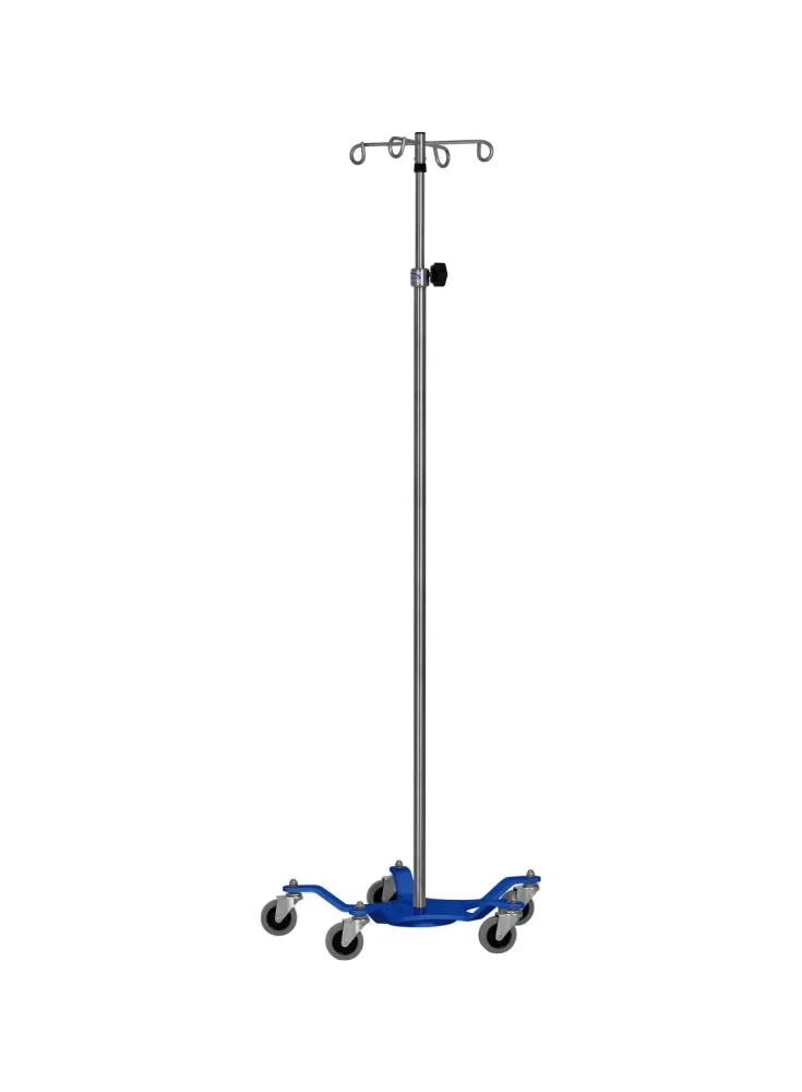 Heavy-base adjustable-height IV pole for rent and sale in Karachi
